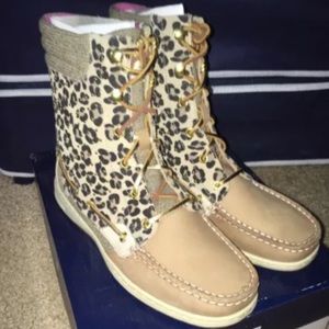 Women’s Sperry Hikerfish Linen/Leopard 8.5M